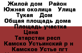 Жилой дом › Район ­ Южная околица › Улица ­ Тукая › Дом ­ 20 › Общая площадь дома ­ 76 › Площадь участка ­ 1 300 › Цена ­ 2 500 000 - Татарстан респ., Камско-Устьинский р-н, Камское Устье пгт Недвижимость » Дома, коттеджи, дачи продажа   